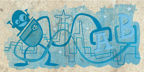 Robots are fun to draw